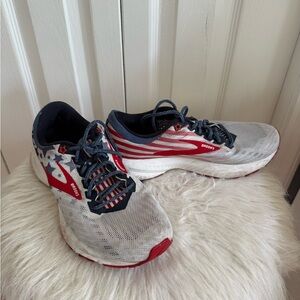 Brooks Women's Athletic Shoes in Red and White